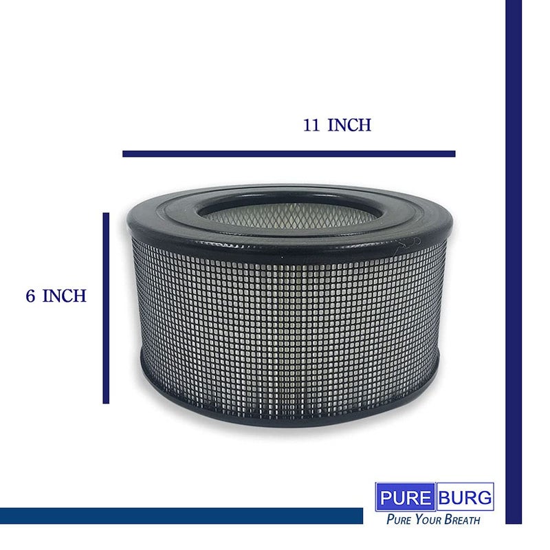 PUREBURG 20500 Replacement Filter Set Compatible with Honeywell 10500 (EV-10) 17000 17005 Air Purifiers,H13 True HEPA Activated Carbon Pre-Filters Air Clean VOCs Odor - Image 2